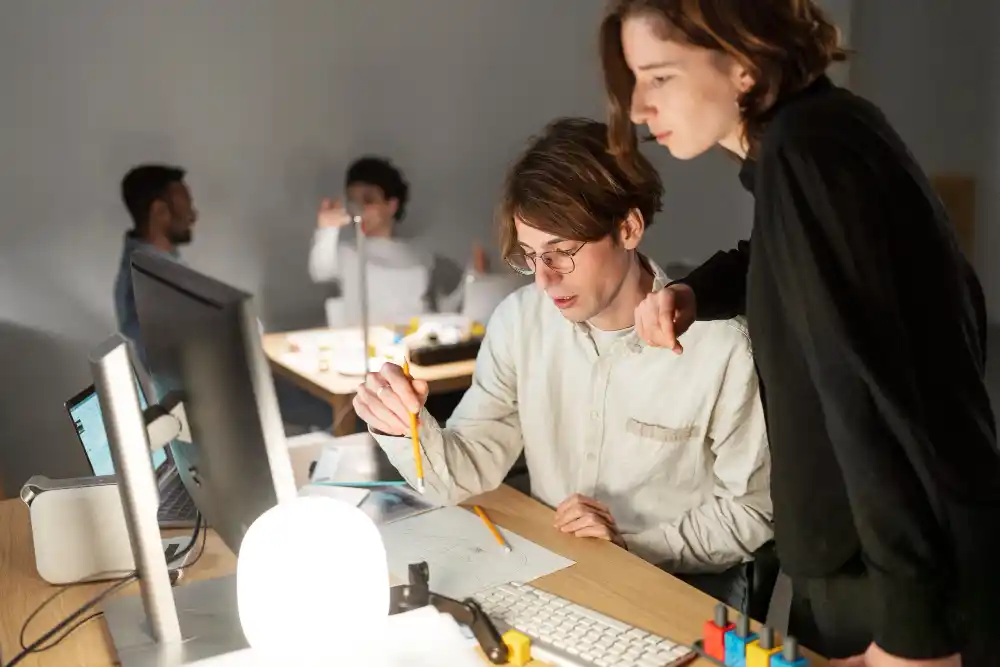 Small Business Grants image of checking update on the project