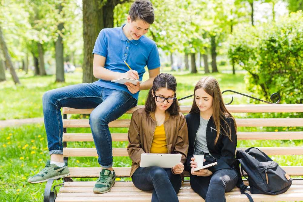 homeschool grants​ kidz sitting on table