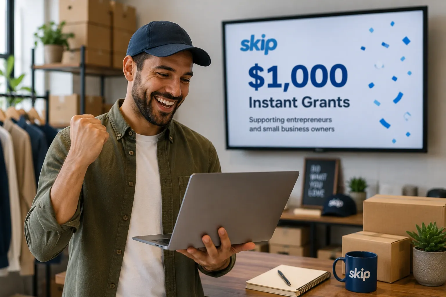 Skips $1000 Instant Grants